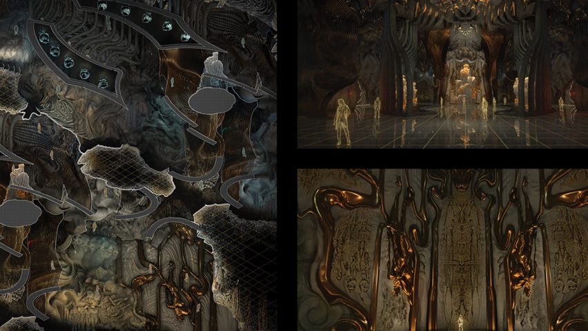 A visualisation of a "Memory Palace"