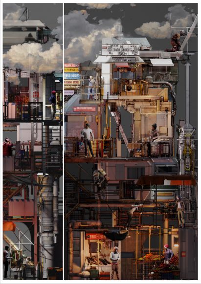 An illustration of Dalston Hub: A Vertical Market