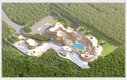 A visualisation of the Cultural Conservation Centre for Bamboo Crafts