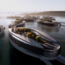 The Whales floating cities by Justinian Khoo
