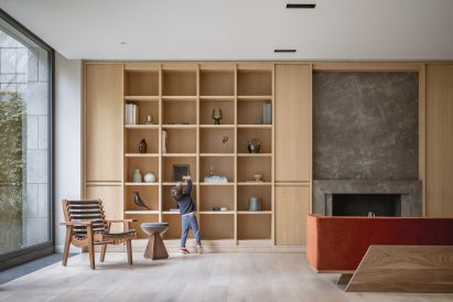 Oak cabinetry by HEMAA