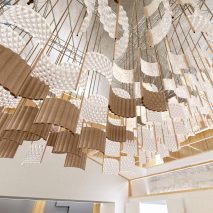 Aurora installation at the Design Museum