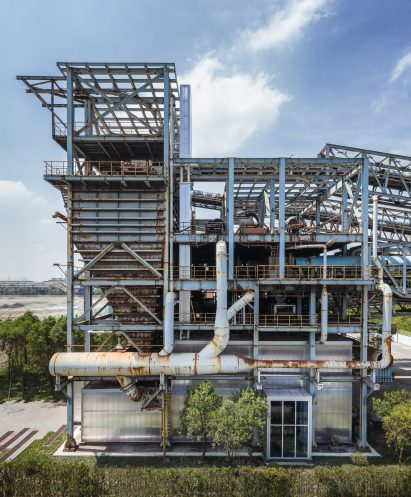 Converted steel factory