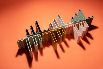 Desk accessories made from recycled PLA