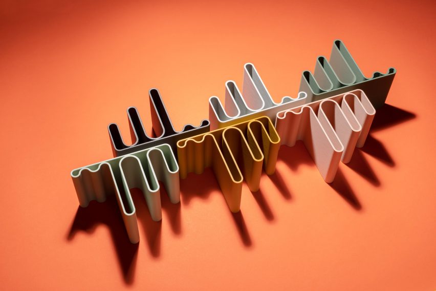 Desk accessories made from recycled PLA