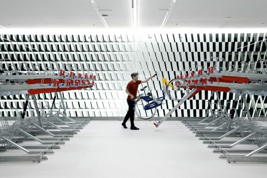 Bicycle Garage the Hague by Silo