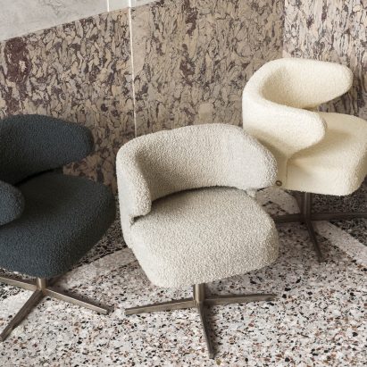 Bouclé textile collection by Dedar