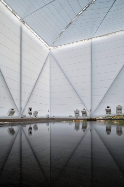 Water in the Brazilian pavilion