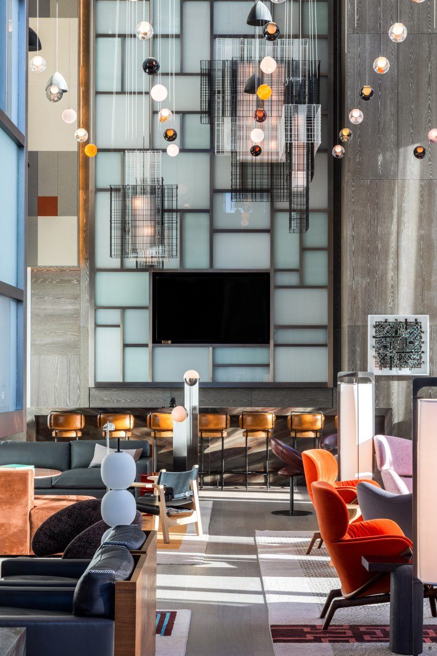 Lounge area at Brooklyn Point