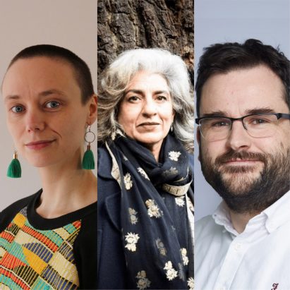 Maria Smith, Farhana Yamin and Andrew Forth, speakers at the Built Environment Summit