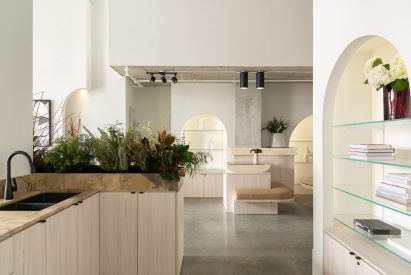 Interiors of Cadine store in Vancouver designed by Ste Marie