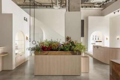 Interiors of Cadine store in Vancouver designed by Ste Marie
