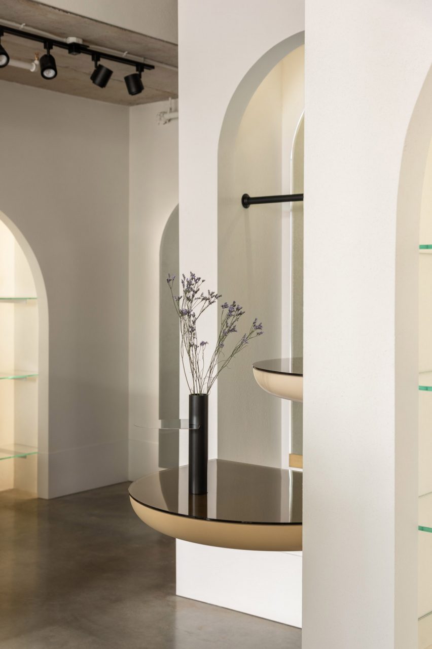 Interiors of Cadine store in Vancouver designed by Ste Marie