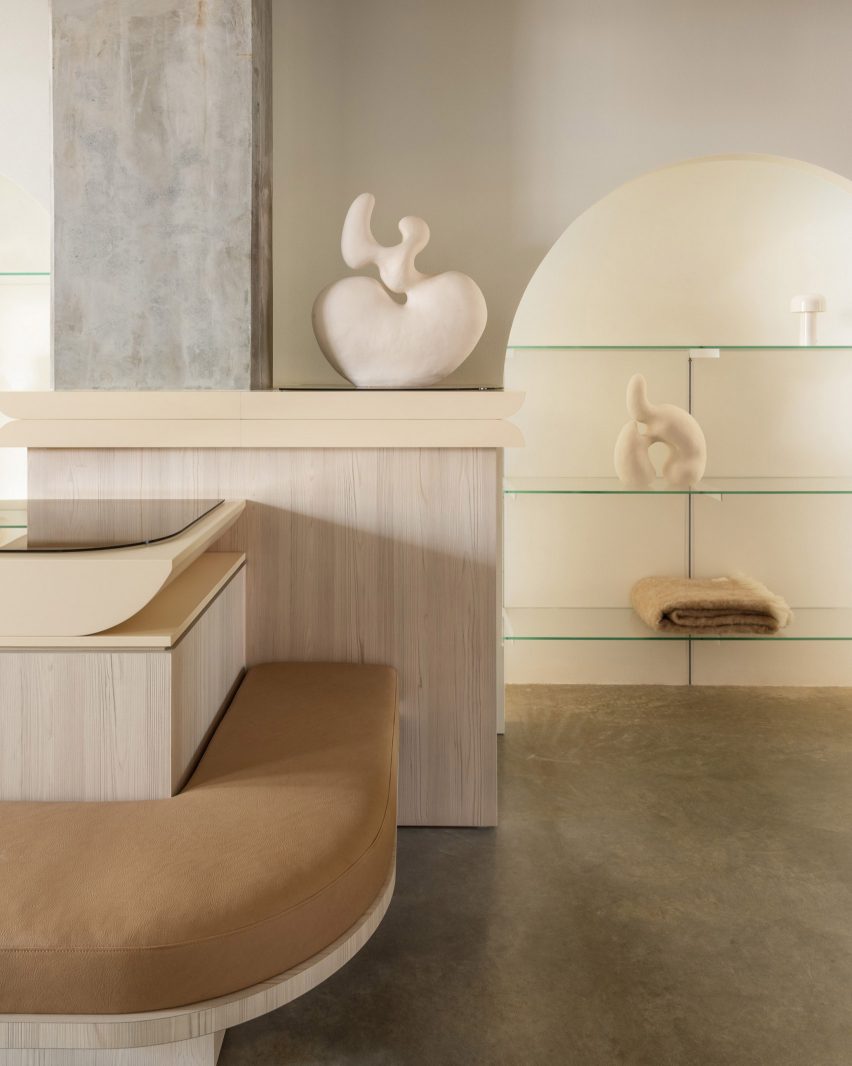 Interiors of Cadine store in Vancouver designed by Ste Marie