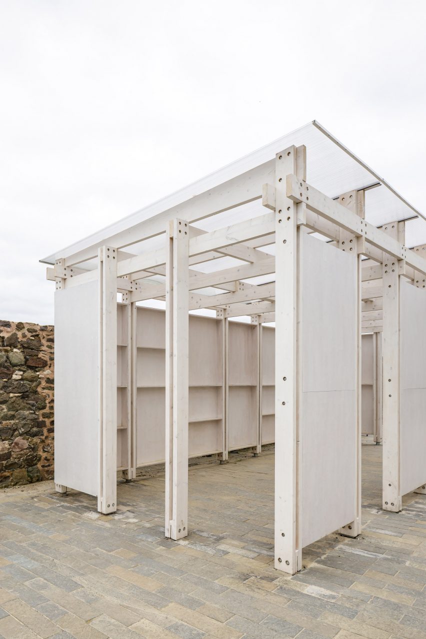 Timber pavilion