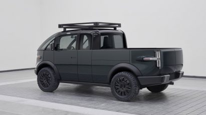 Exterior of the Canoo Pickup truck