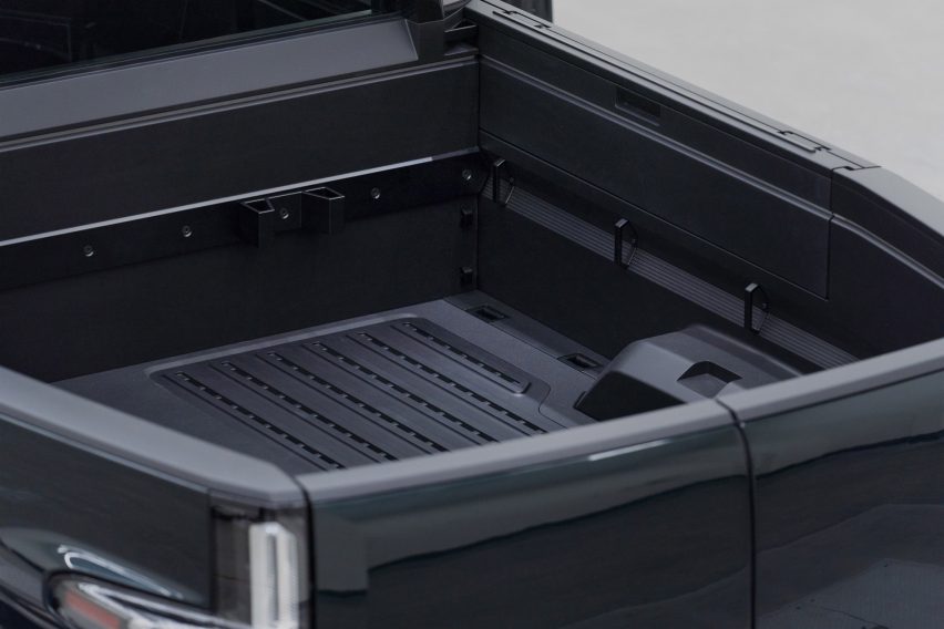Truckbed of the Canoo Pickup
