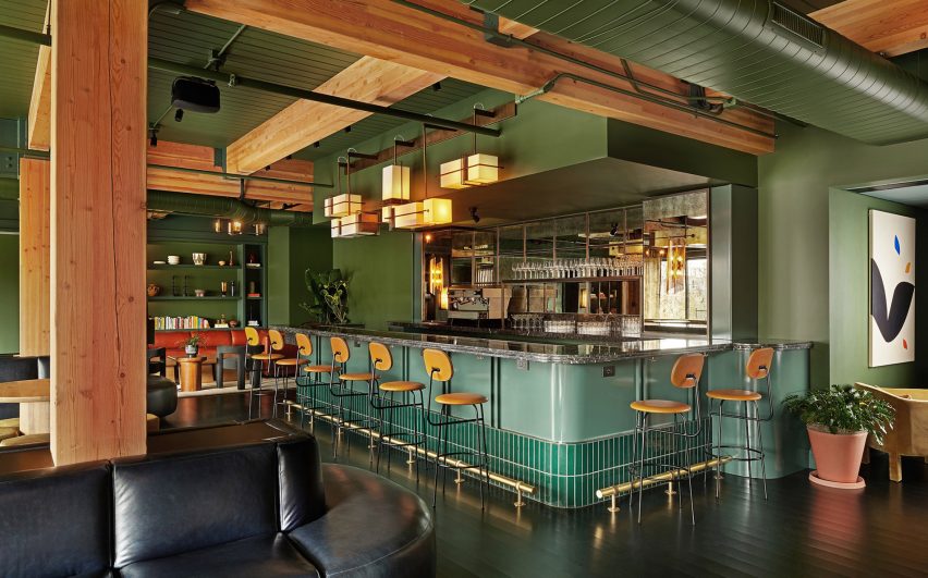 Interiors of Chief members club in Chicago, designed by AvroKO