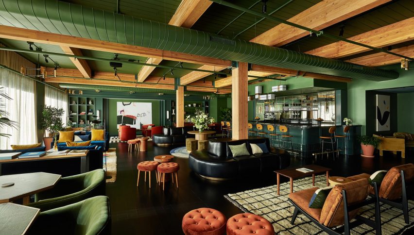 Interiors of Chief members club in Chicago, designed by AvroKO