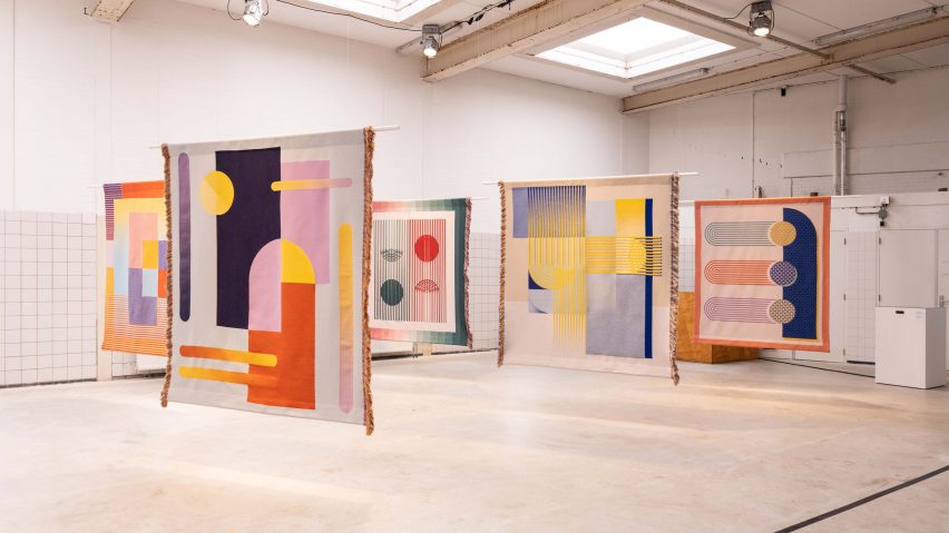 Chromarama is a collection of vibrant tapestries for people with colour blindness
