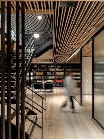The basement floor of the Conran and Partners office