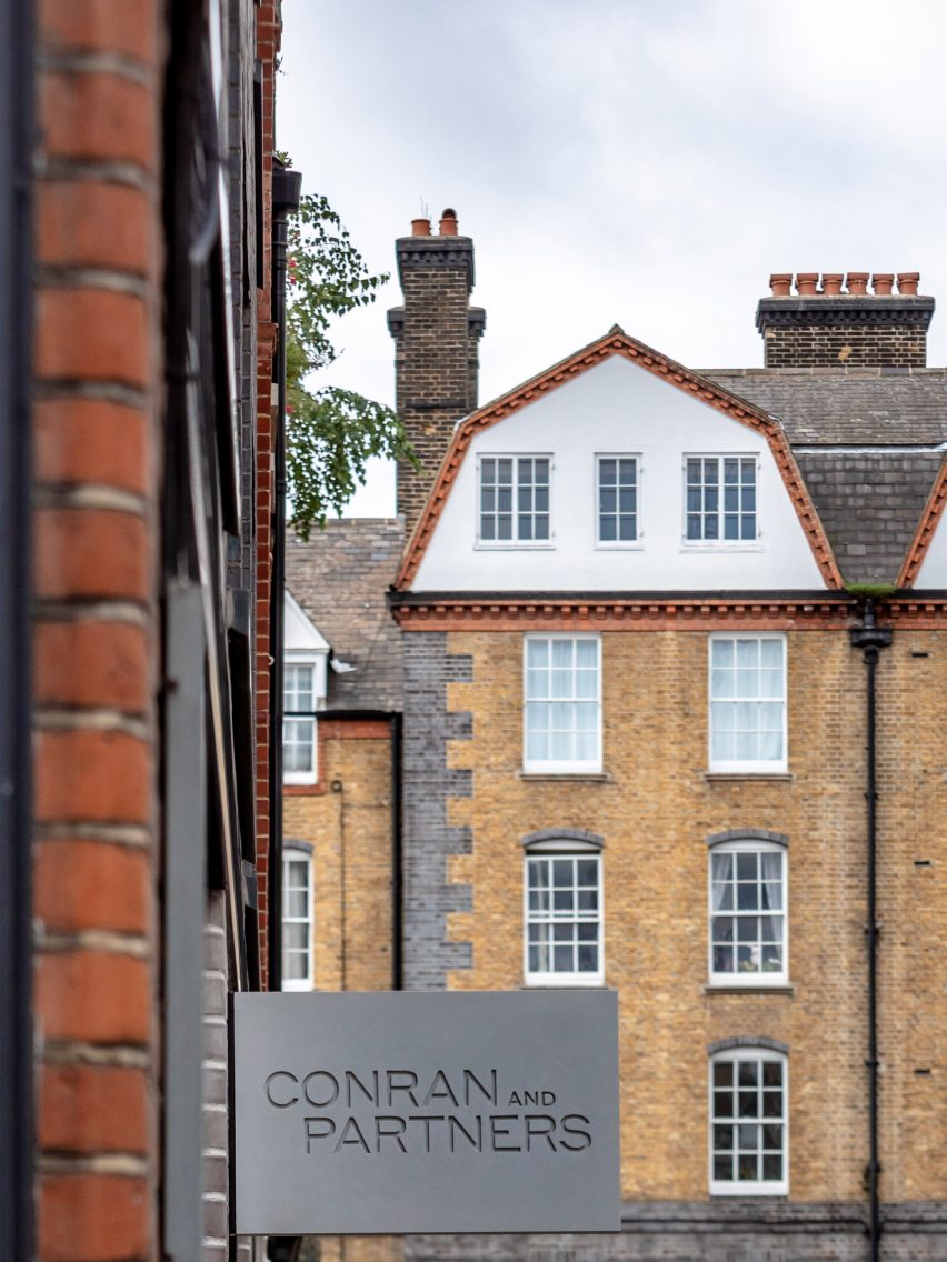 The exterior of the Conran and Partners headquarters in London