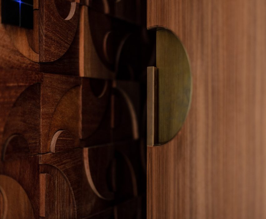 Wooden door detail