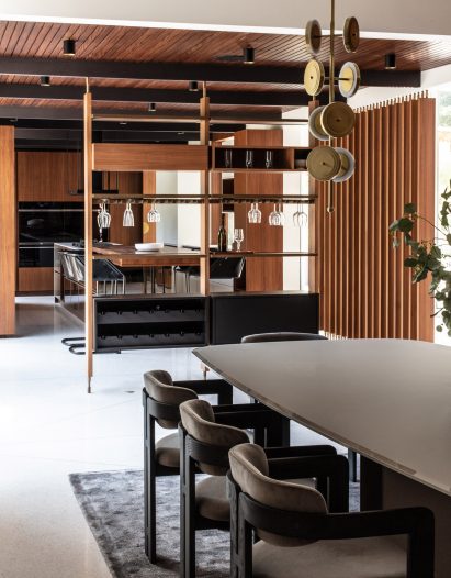 Dining room inside the Cove Way House