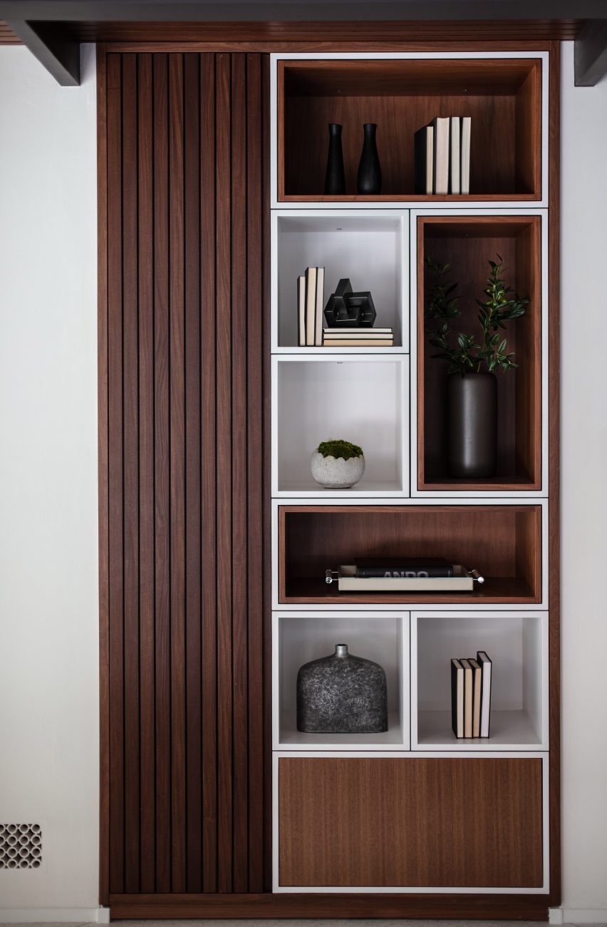 Wooden bookcase