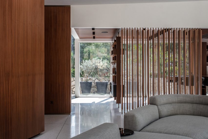 Interiors of the Cove Way House
