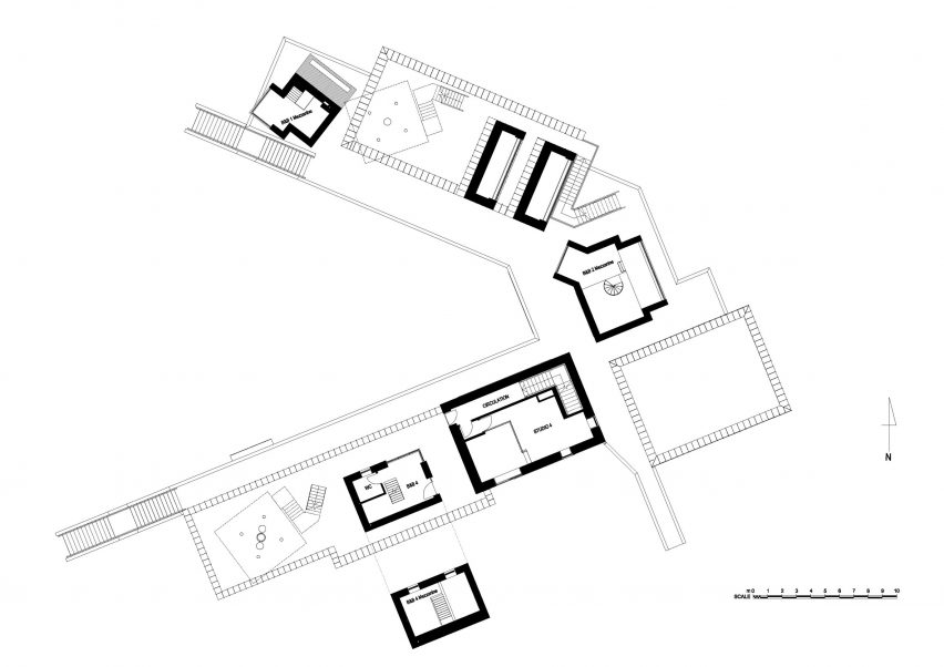 Second floor plan, East Quay arts centre in Watchet
