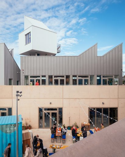Three floors of East Quay arts centre in Watchet