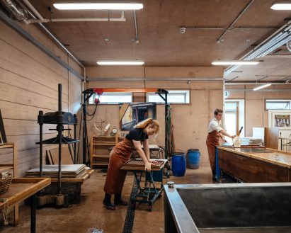 Paper Mill in East Quay arts centre in Watchet