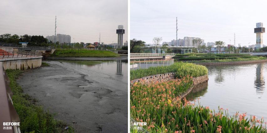 Haoxiang Lake Park is a wetland park by eLandscript