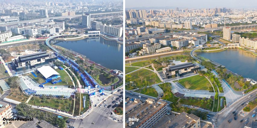Haoxiang Lake Park is a wetland park by eLandscript