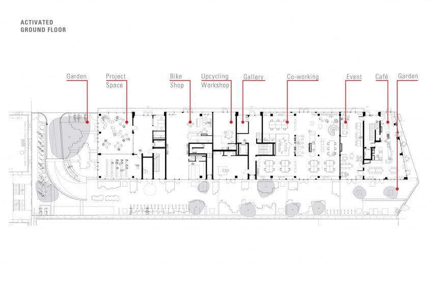 Activated ground floor plans