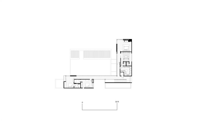 Upper level plan