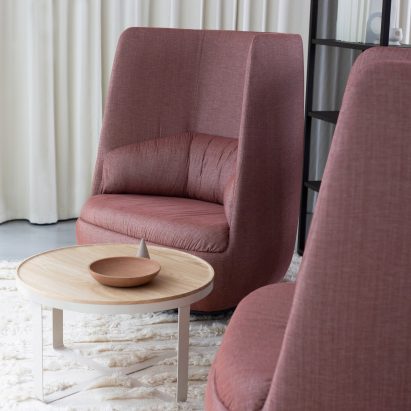 Gimbal Rocker lounge chair by Justin Champaign for Hightower