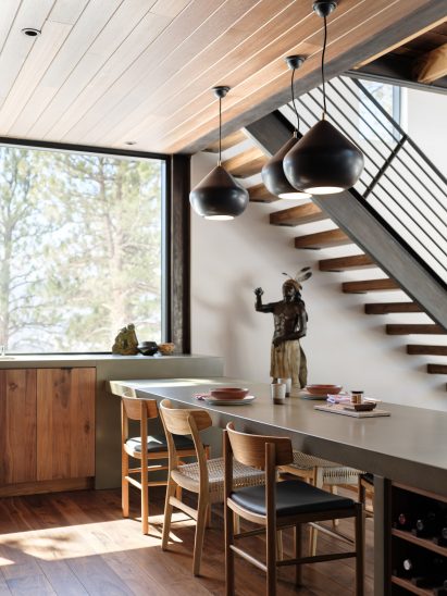 Large glass windows