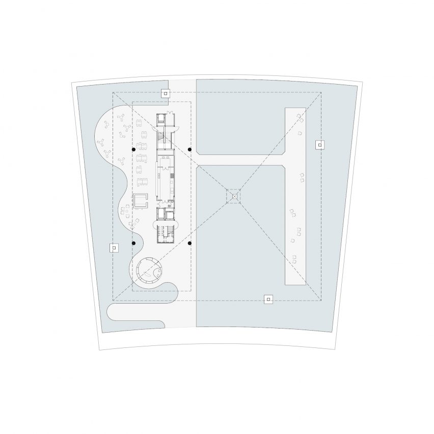 Ground level plan
