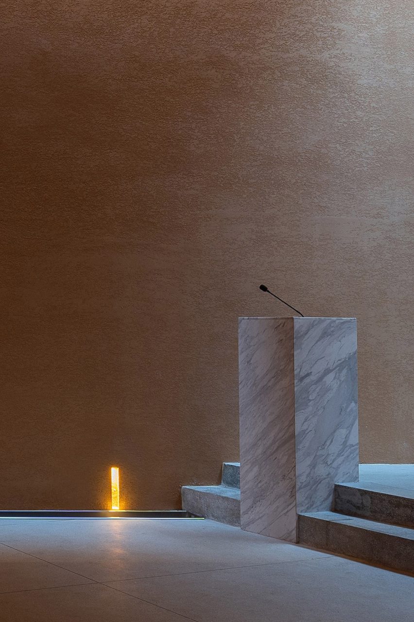 Marble lectern