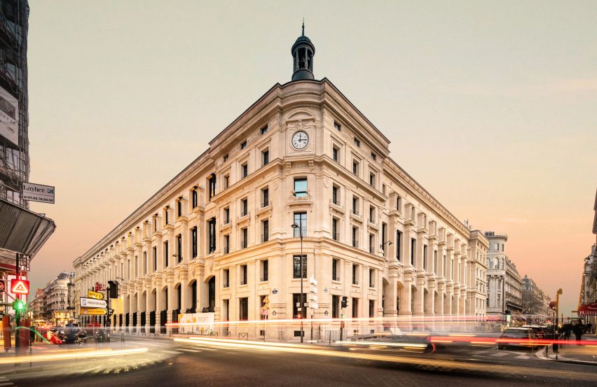 Exterior of Louvre Post Office building