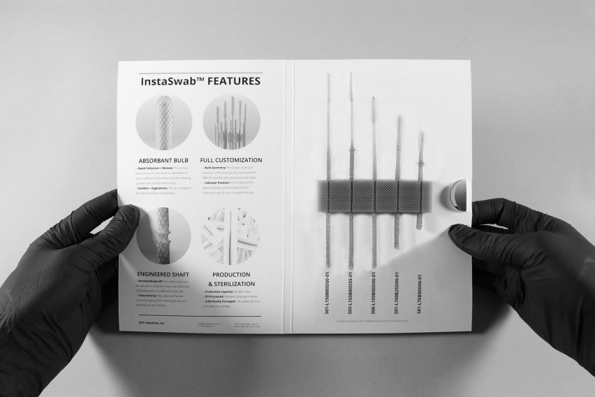Brochure for OPT Industries' InstaSwab