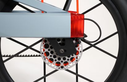 Drivetrain of Hydrogen-powered LAVO Bike by Studio MOM
