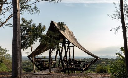 A canopy on top of a hill by Al Borde