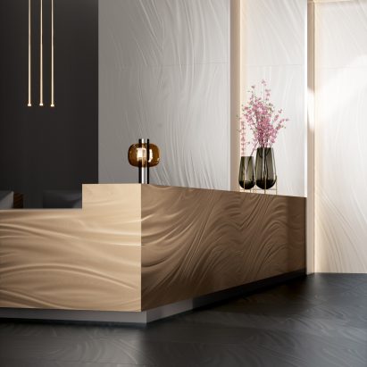Luce ceramic tiles by Guillermo Mariotto for Fiandre Architectural Surfaces