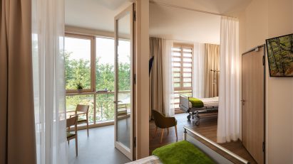Interior view of rooms at the hospital