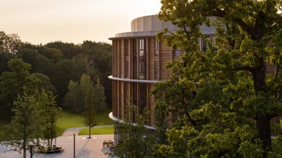 Waldkliniken Eisenberg is surrounded by forest