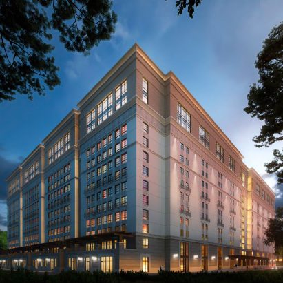 View of Munger Hall in UCLA