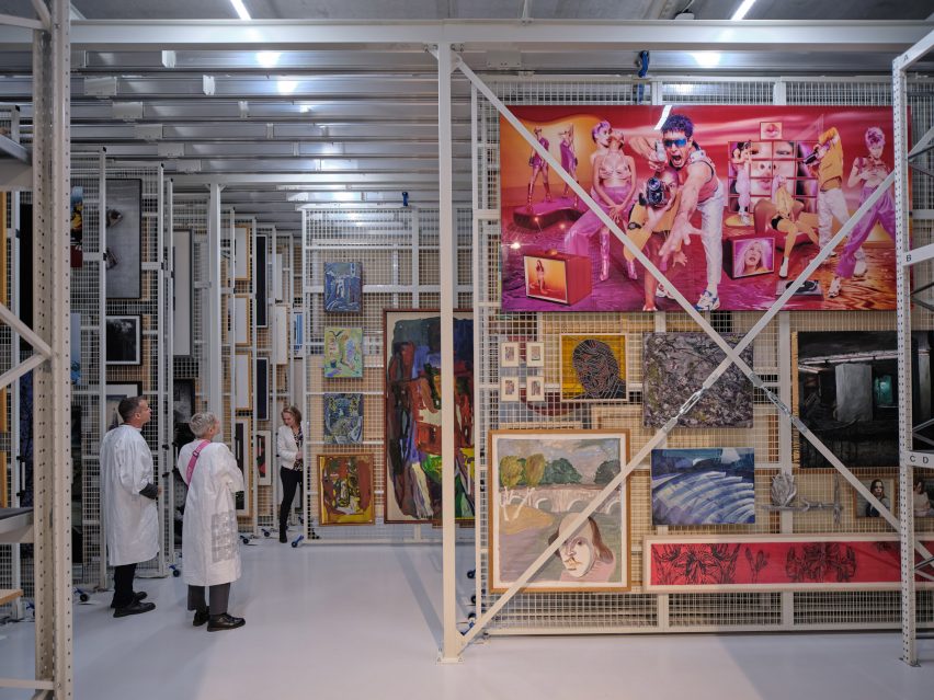 Paintings in Depot Boijmans Van Beuningen by MVRDV